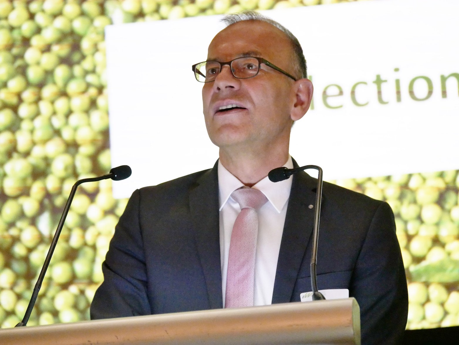 VSGP-Präsident Hannes Germann in Montreux. (Bild David Eppenberger)