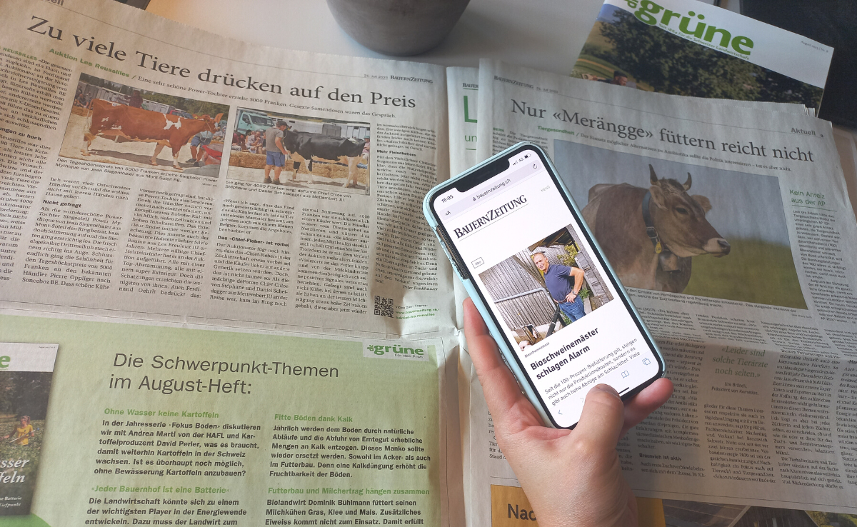 So speichern Sie die BauernZeitung auf Mobilgeräten als App