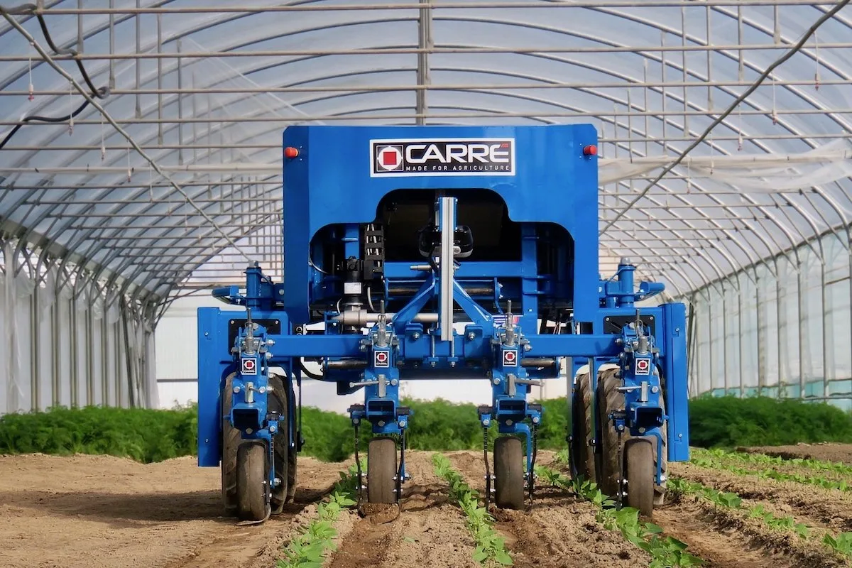 dced5b0cfd555ceb7f440e86aa9771ec1da7f929 Den Feld-Roboter Anatis von Carré wird die Serco Landtechnik AG 2020 in der Schweiz vorstellen. Bild: Carré