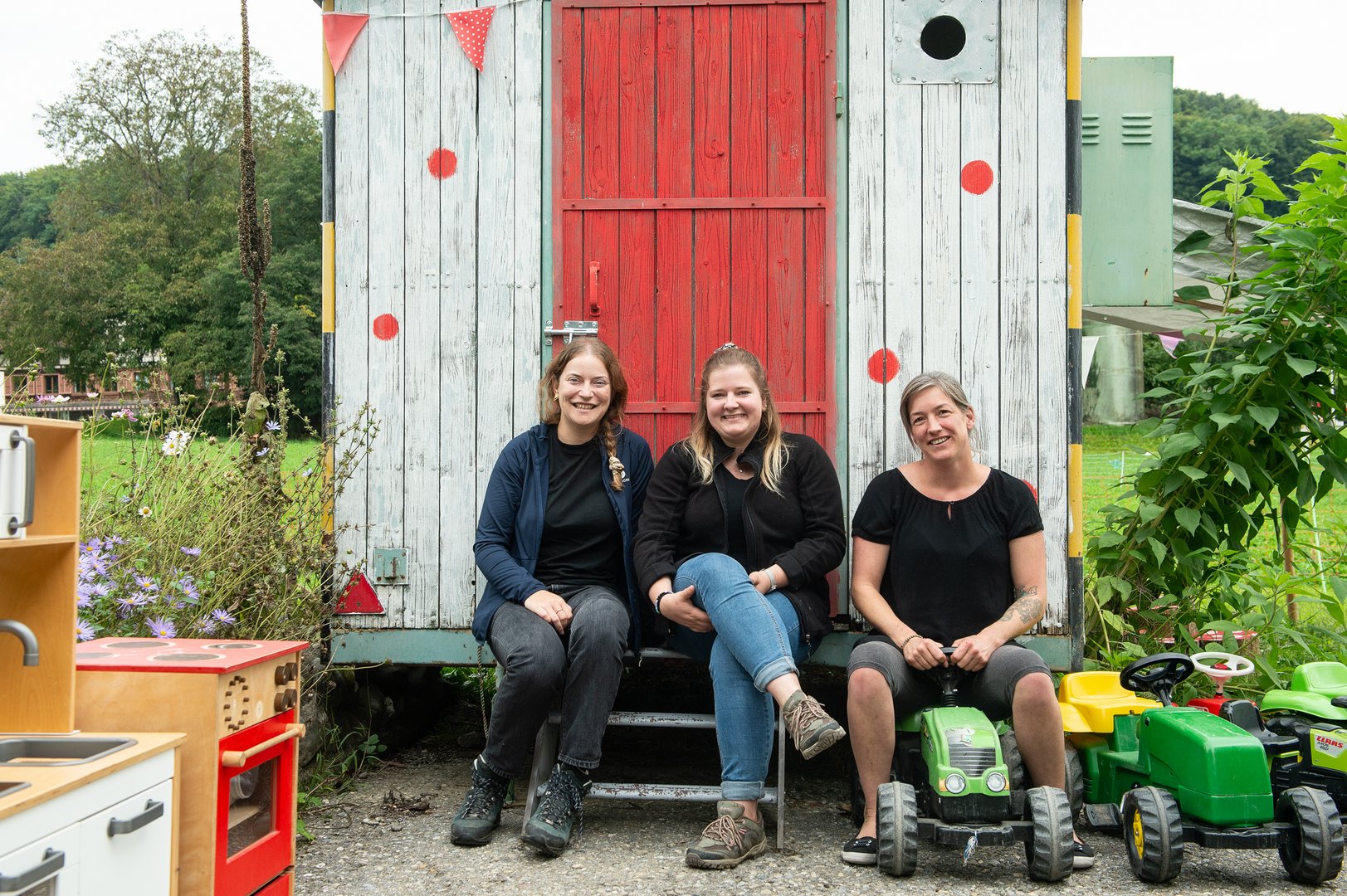 Mit der Bauernhofspielgruppe selbstständig auf einem fremden Hof