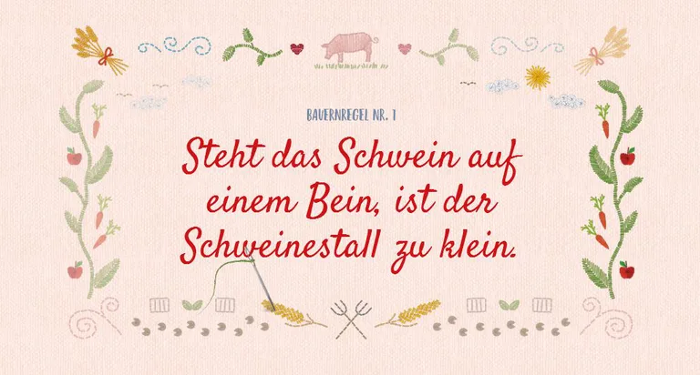 Eine der Bauernregeln des Bundesministeriums für Umwelt. (BildBundesministerium für Umwelt, Naturschutz, Bau und Reaktorsicherheit)