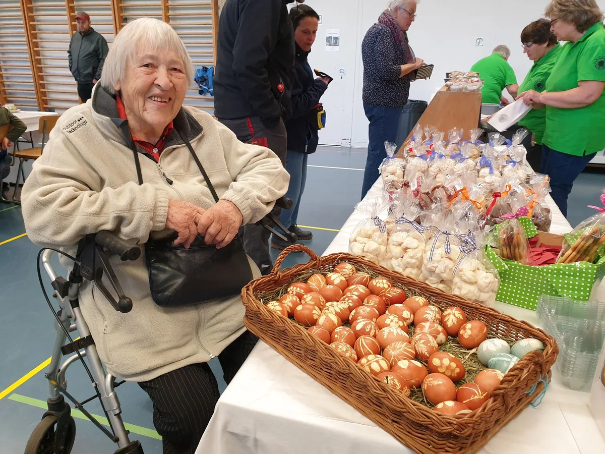 Ostermarkt_Lilly_Mueller_1 Für die Schlossrueder Landfrauen hat Ostern schon im Winter angefangen