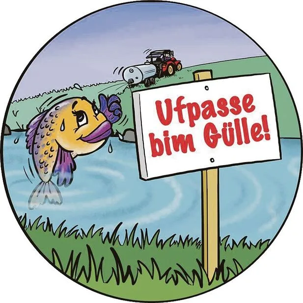 4fae6da91ac69144e53a737007c7bcc821800d4dbe32024e470e9d02a3c8d67c «Ufpasse bim Gülle» bleibt eine Daueraufgabe.