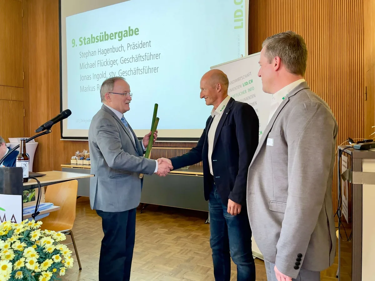 lid_rediger_markus_flueckiger_michael_ingold_jonas Der alte und der neue LID-Geschäftsführer Markus Rediger und Michael Flückiger.