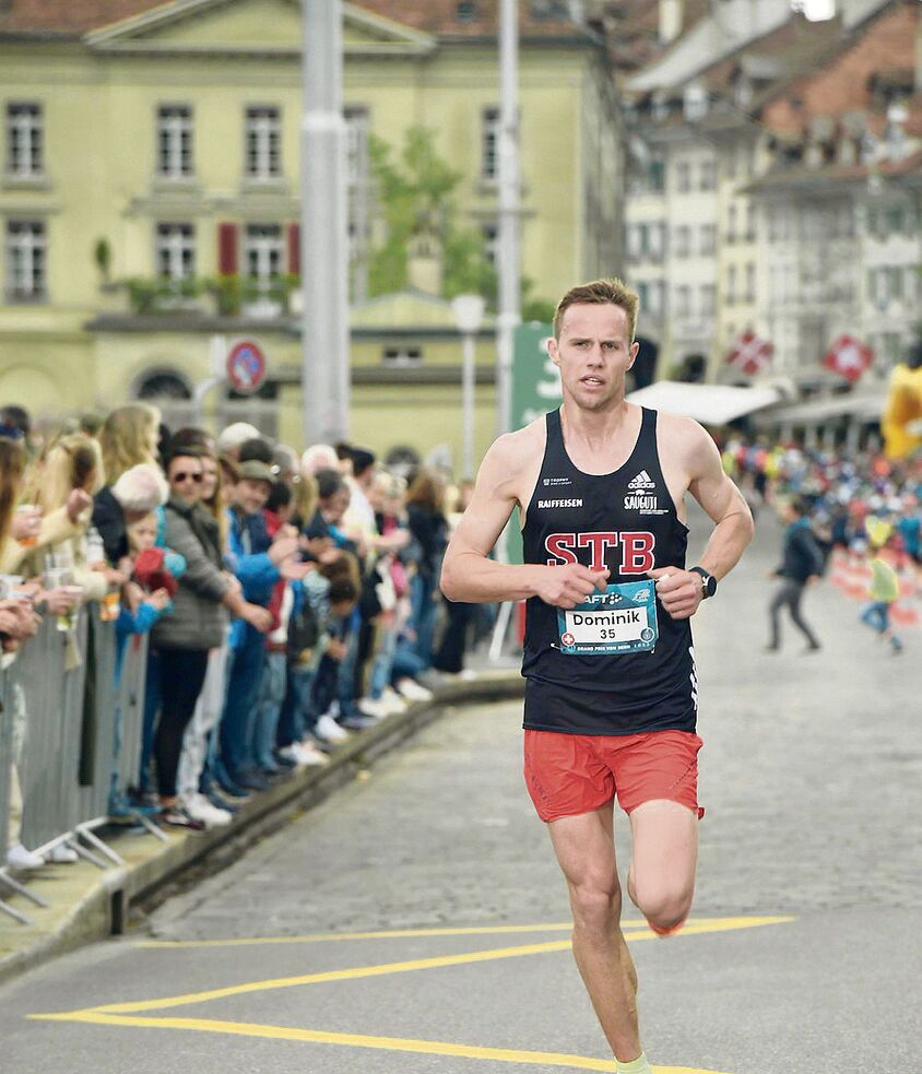 Auch auf flachen Strecken ist Dominik Rolli unterwegs. Sein Fernziel sind die Olympischen Spiele 2028 in Los Angeles.