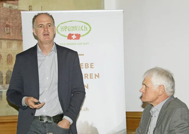 582e9b811817579f32ea93eca8852d970b1c3b7b Geschäftsleiter André Bernet (links) und Präsident Walter Münger zogen Bilanz über das Erreichte und definierten die weiteren Ziele. (Bilder Heinz Abegglen)