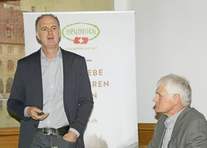 Geschäftsleiter André Bernet (links) und Präsident Walter Münger zogen Bilanz über das Erreichte und definierten die weiteren Ziele. (Bilder Heinz Abegglen)