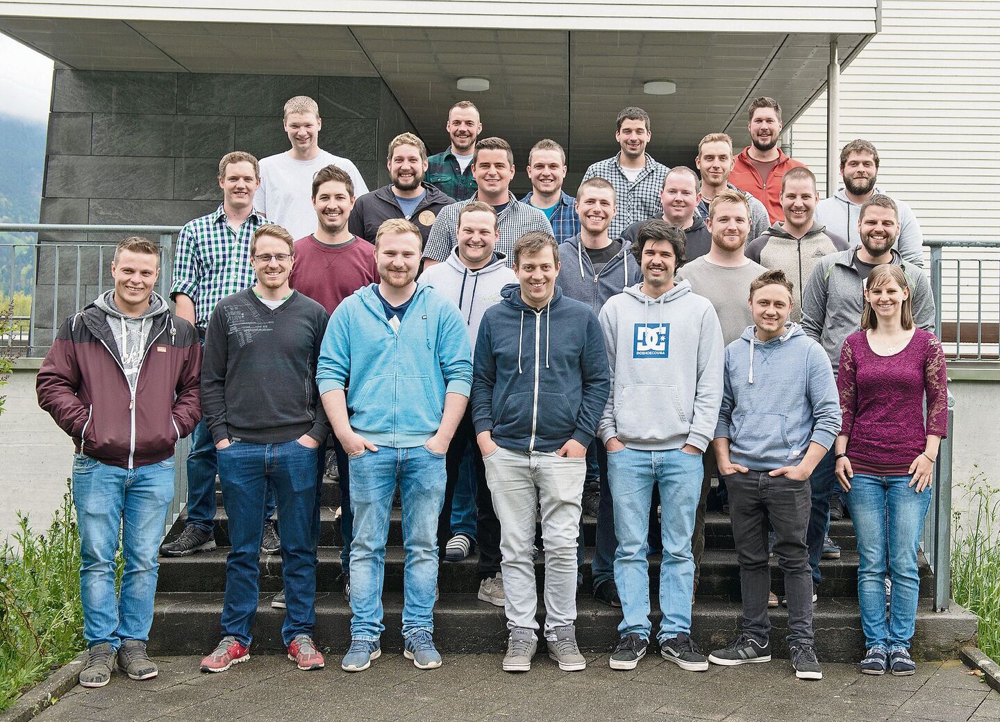 Klassenfoto des Kurses 2019/2022 am BWZ Uri.
