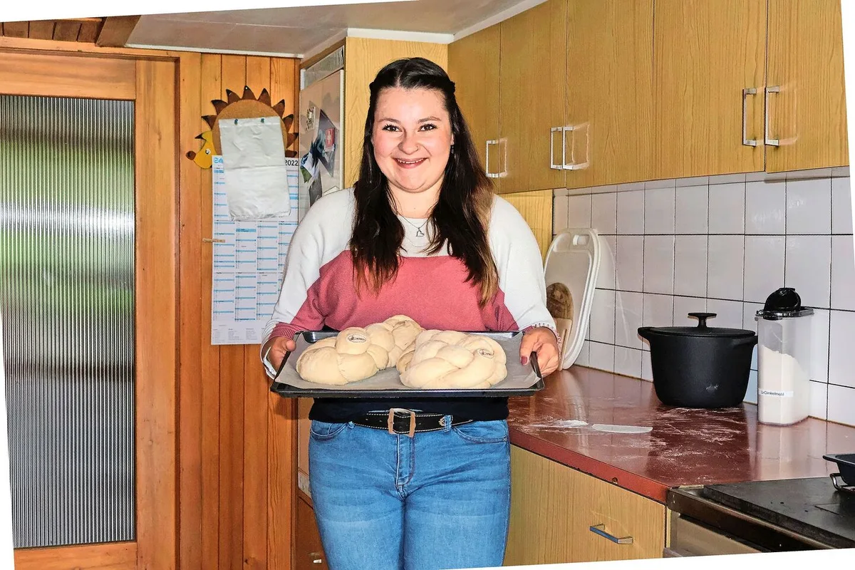 Melanie Duss hat sich auf die neuen Kontakte in der Bäuerinnenschule gefreut und nimmt viel Wissen mit.