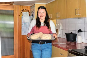 Melanie Duss hat sich auf die neuen Kontakte in der Bäuerinnenschule gefreut und nimmt viel Wissen mit.
