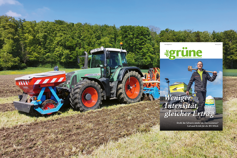 «die grüne» im Mai 2023 - Weniger Intensität, aber gleicher Ertrag bei der Bodenbearbeitung