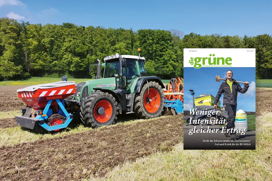 «die grüne» im Mai 2023 - Weniger Intensität, aber gleicher Ertrag bei der Bodenbearbeitung