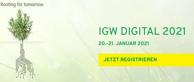 8af1d3b18ce270c02bc1c77625581ca10ced9f4a «Rooting for tomorrow» lautet das Motto der diesjährigen Grünen Woche. (Bild IGW)
