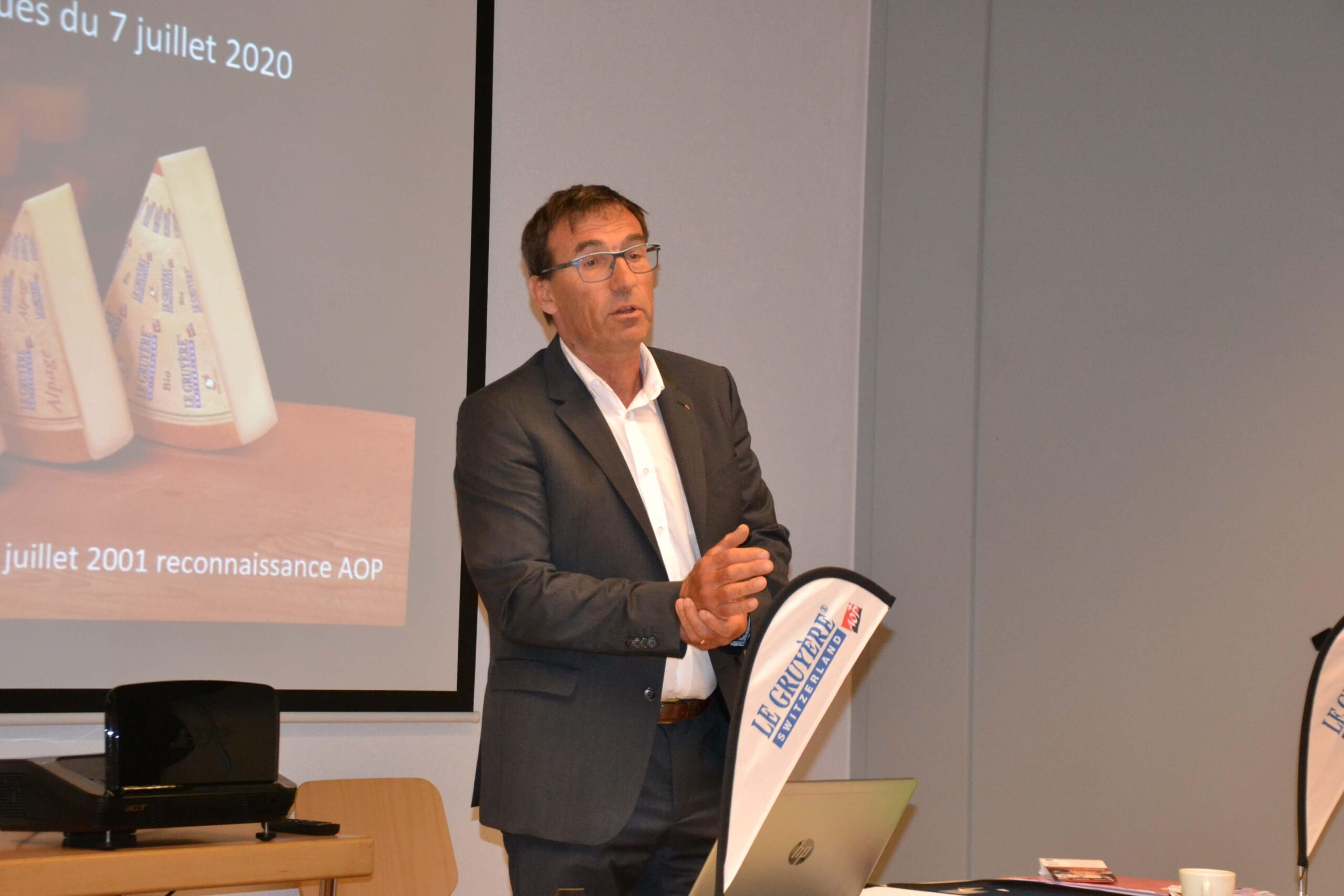 Der Direktor Philippe Bardet von der Sortenorganisation Le Gruyère AOP Switzerland, ist zufrieden mit den Entwicklungen. (Bild pf)