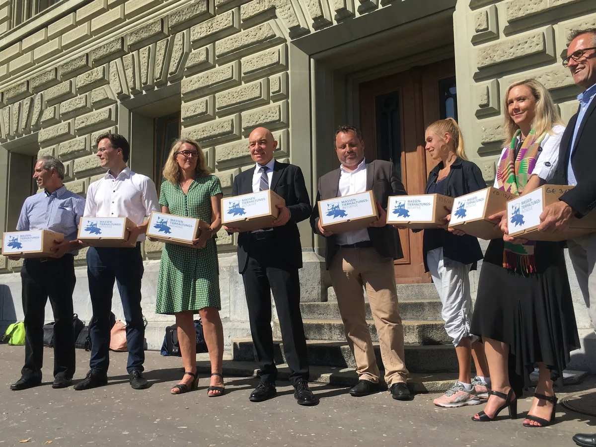 Die Volksinitiative «Zur Abschaffung der Massentierhaltung» (Massentierhaltungs-Initiative)