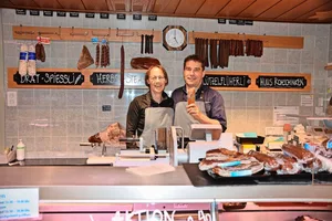 Monika und Adrian Gygax führen in Lützelflüh eine Dorfmetzgerei.