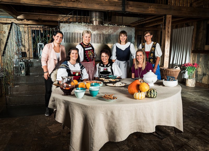 Am Samstag 29. Dezember wird die beste Landfrauenköchin erkoren. (Bild SRF/Ueli Christoffel)