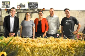 Sie diskutierten in Neunkirch über die MTI (v. l. n. r.): Mike Egger, Laura Spring, Franca Burkhart, Christian Müller und Kurt Brunner.