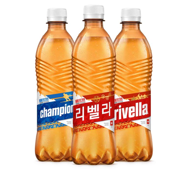 Die Flaschen der Rivella-Sonderedition. (Bild Rivella)