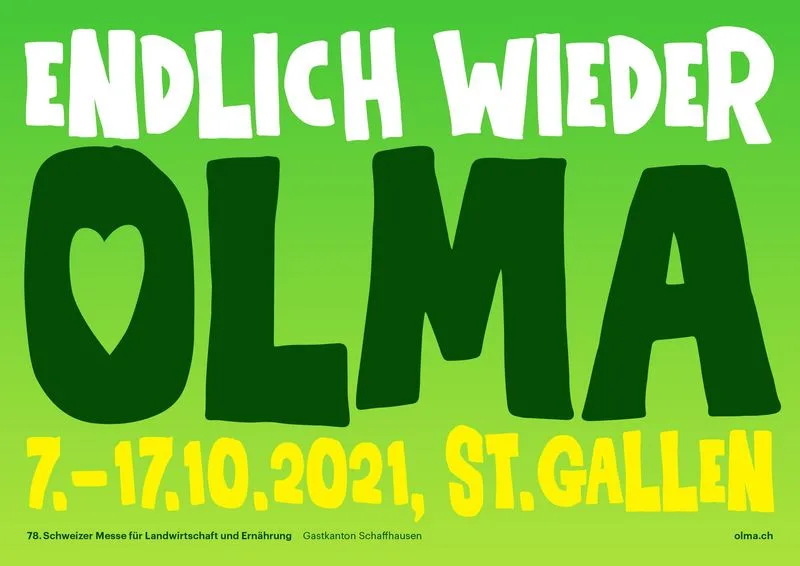 olma-plakat OLMA lanciert Plakat für die Herbstmesse 2021