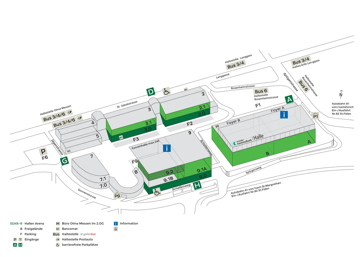 TT_Messeinformationen_Hallenuebersicht Wer ist wo an der Tier & Technik?