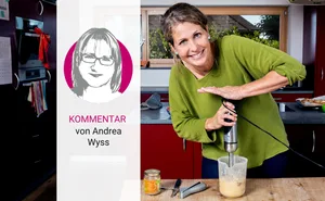 Andrea Wyss ist gelernte Köchin, Mutter und Bäuerin und kommentiert jede Woche die Menüs der Landfrauen.