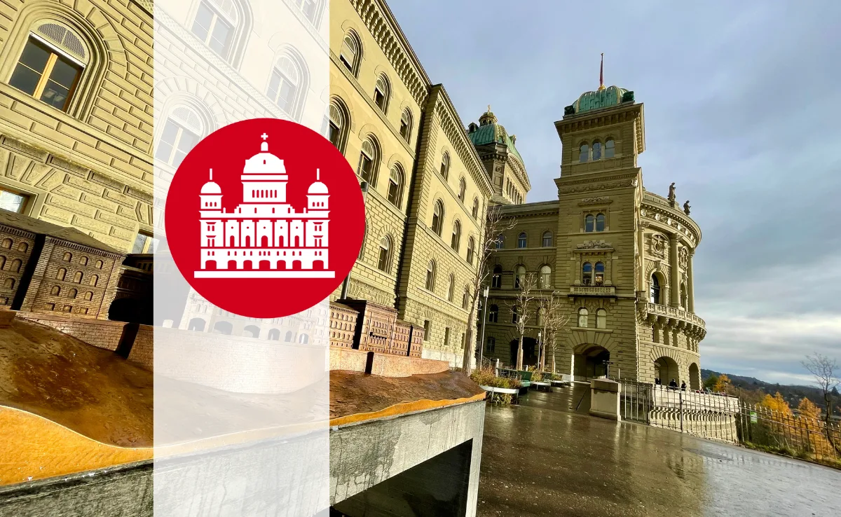 erklaerstuecke_eidgenoessische_wahlen_2023 Bundeshaus-Terrasse, Symbolbild.