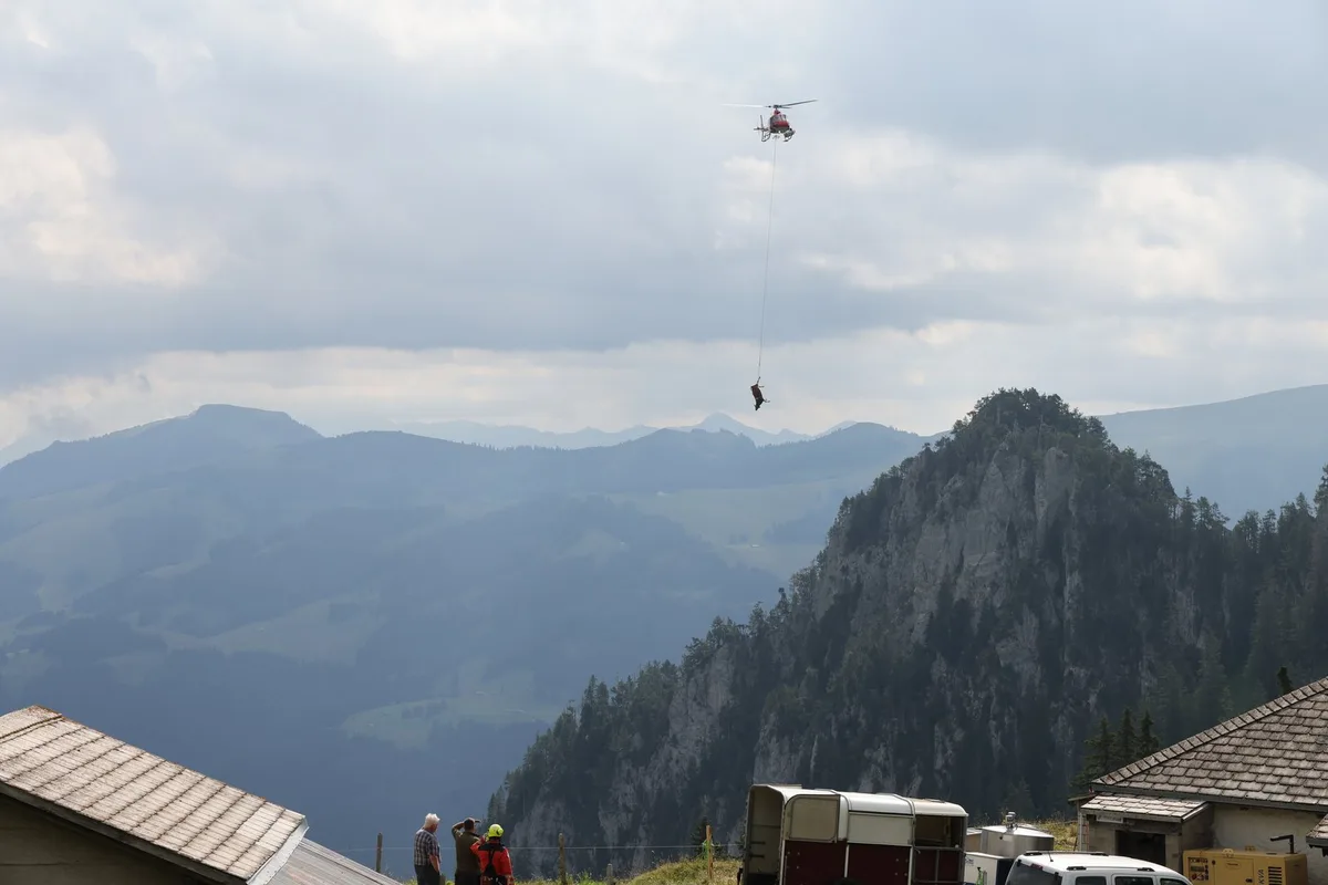 FD4A4333 «Das Militär-Gnägi eignet sich für eine Einweisung aus der Luft nicht unbedingt»
