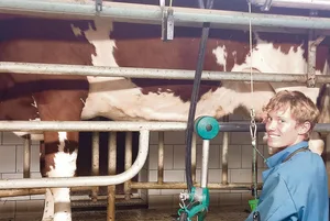 David Neuenschwander absolviert sein zweites Lehrjahr bei Martin Stalder in Lützelflüh-Goldbach.