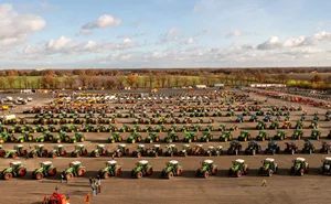 Auktionshof von Ritchie Bros. in Meppen, Deutschland im November 2024.