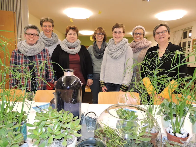 b9338fb1acdfefc397cf53d7dcb35427f7e6d353 (v.l.n.r. Esther Pensa, Ursula Brönnimann, Sabine Lindt, Therese Wüthrich, Irina Stalder, Brigitte Reinmann und Martha Gabi. (Bilder z.V.g)
