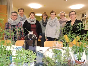 (v.l.n.r. Esther Pensa, Ursula Brönnimann, Sabine Lindt, Therese Wüthrich, Irina Stalder, Brigitte Reinmann und Martha Gabi. (Bilder z.V.g)