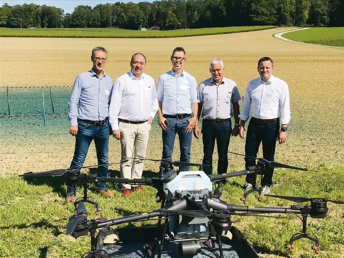Projekt-Repräsentanten (v.l.n.r.): Matthias Müller und Markus Dieth (Aargau), Marco Pezzatti und Hans Frei (Zürich) sowie Ueli Bleiker aus dem Thurgau.(Bilder Alexandra Stückelberger)