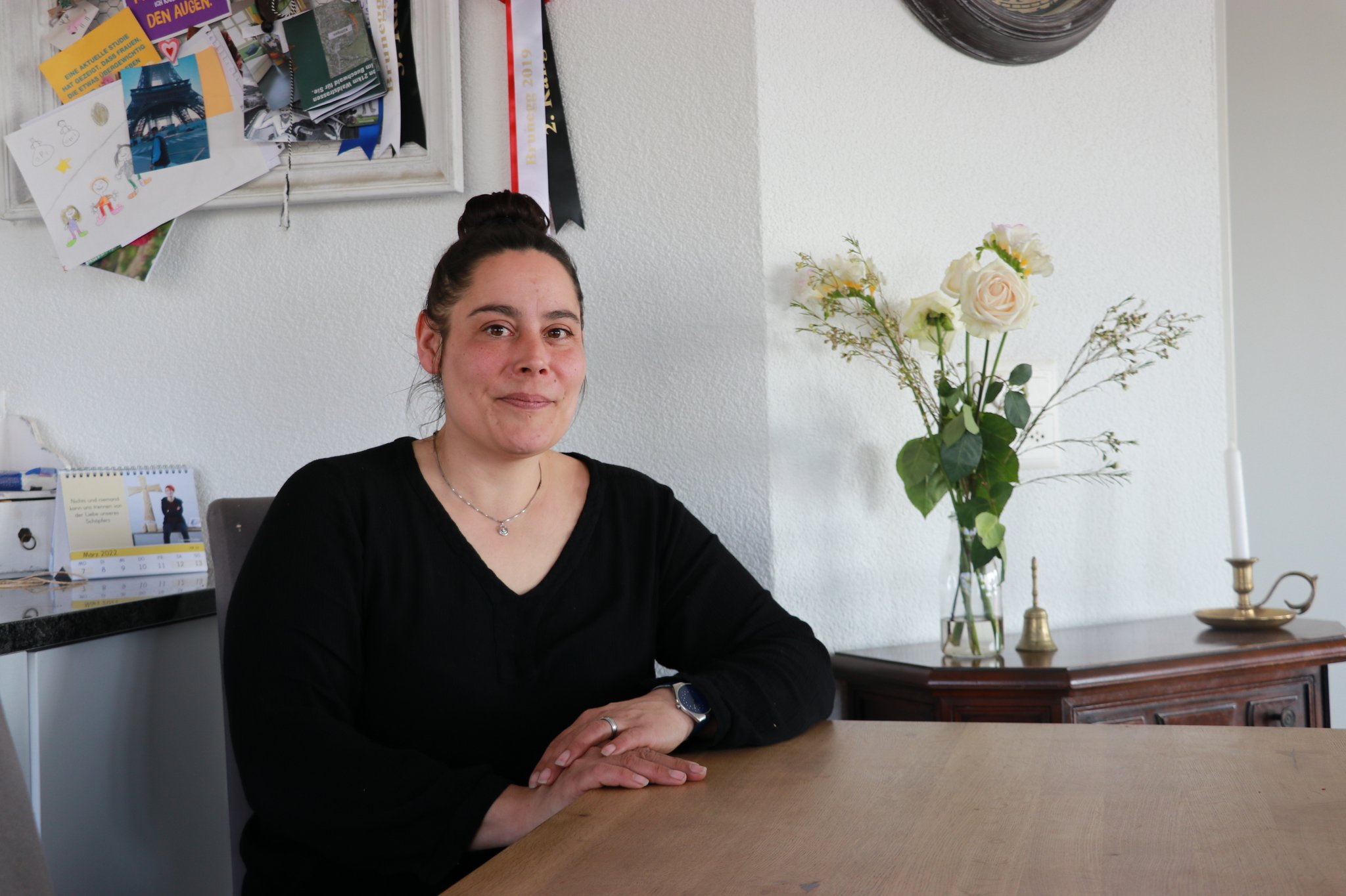 Andrea Hochuli, künftige Präsidentin der Aargauer Landfrauen, ist Bäuerin zwischen Stadt und Land