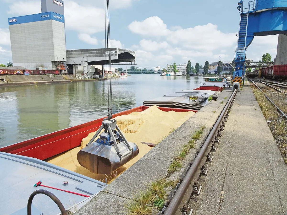 7a58dba1079702d5c99f2f2cdee3e12ff8aba796 Entladung von Sojaschrot im Hafen Basel: Die Futtermittel-Importe sorgen im Vorfeld der Abstimmung für grosse Diskussionen, auch in unserem Streitgespräch. (Bild LID/Markus Rediger)