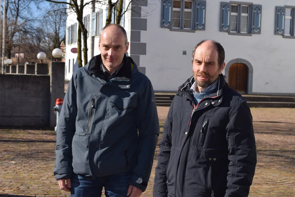 f3bfe83773e85ee61c8c08de3e051aea9f933beb Peter Schweizer (links) übernimmt von Herbert Schär das Amt des Thurgauer Co-Präsidenten. (Bilder sgi)