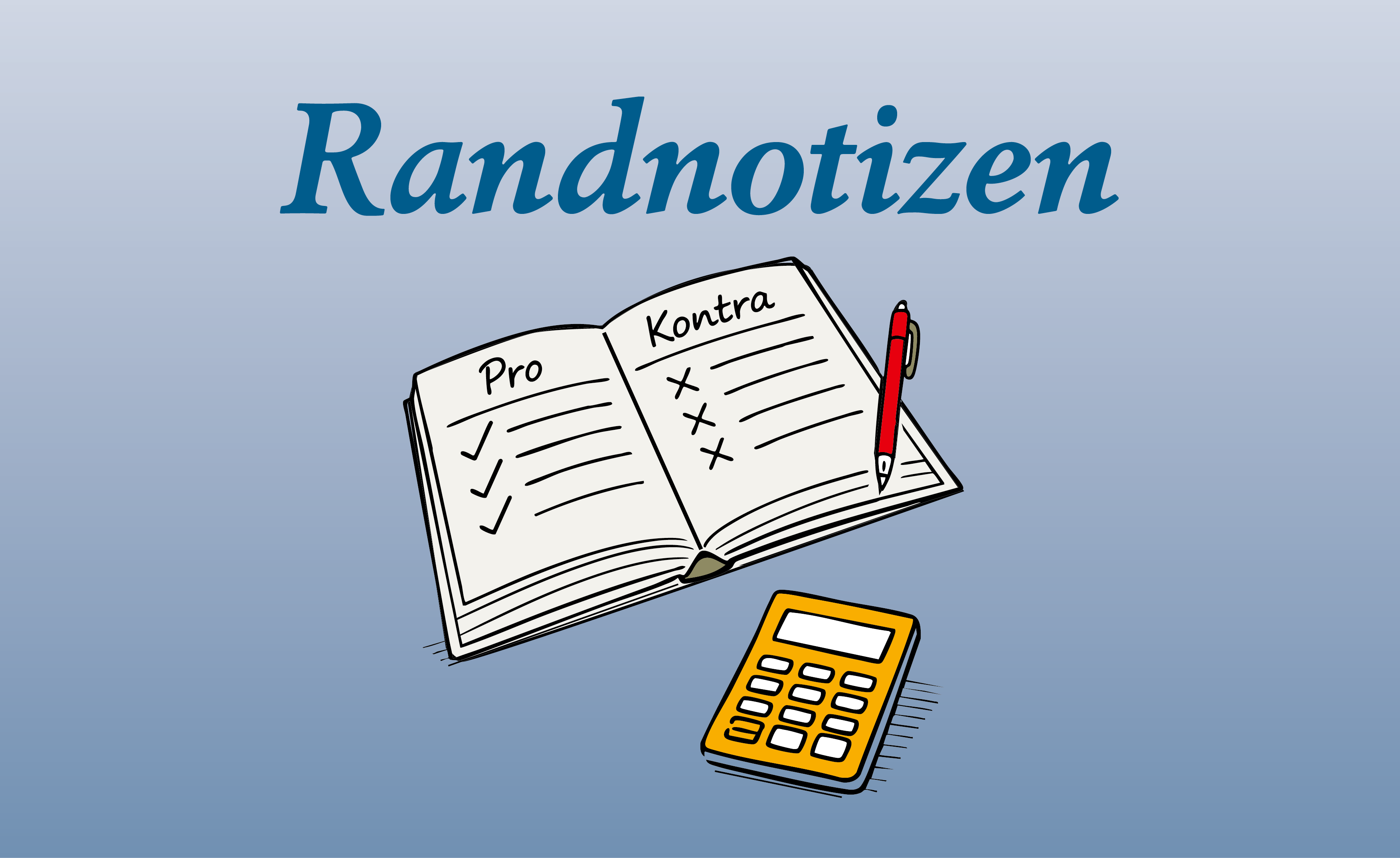 Hagenbuchs Randnotizen: Über den ersten Jahresabschluss
