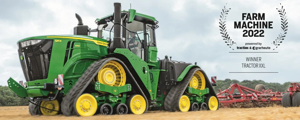 opener_john_deere_9_farm_machine_2022 Die John Deere Serie 9 ist die Farm Machine 2022 in der Kategorie Traktor XXL