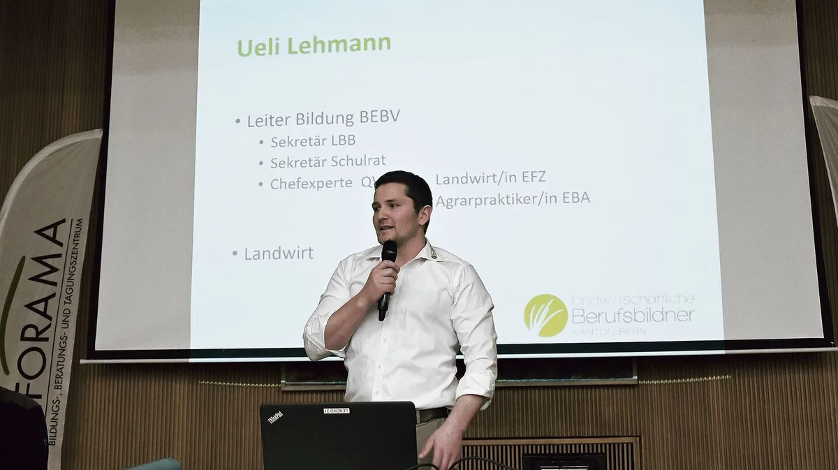e671d2f6b92ae4114b20d2b43ef8e1d7b2b6e084f22adb9984a3e7fd496d9d7e Ueli Lehmann ist seit Mai 2020 Leiter Bildung. Doch den Lehrmeistern persönlich vorstellen konnte er sich erst jetzt.