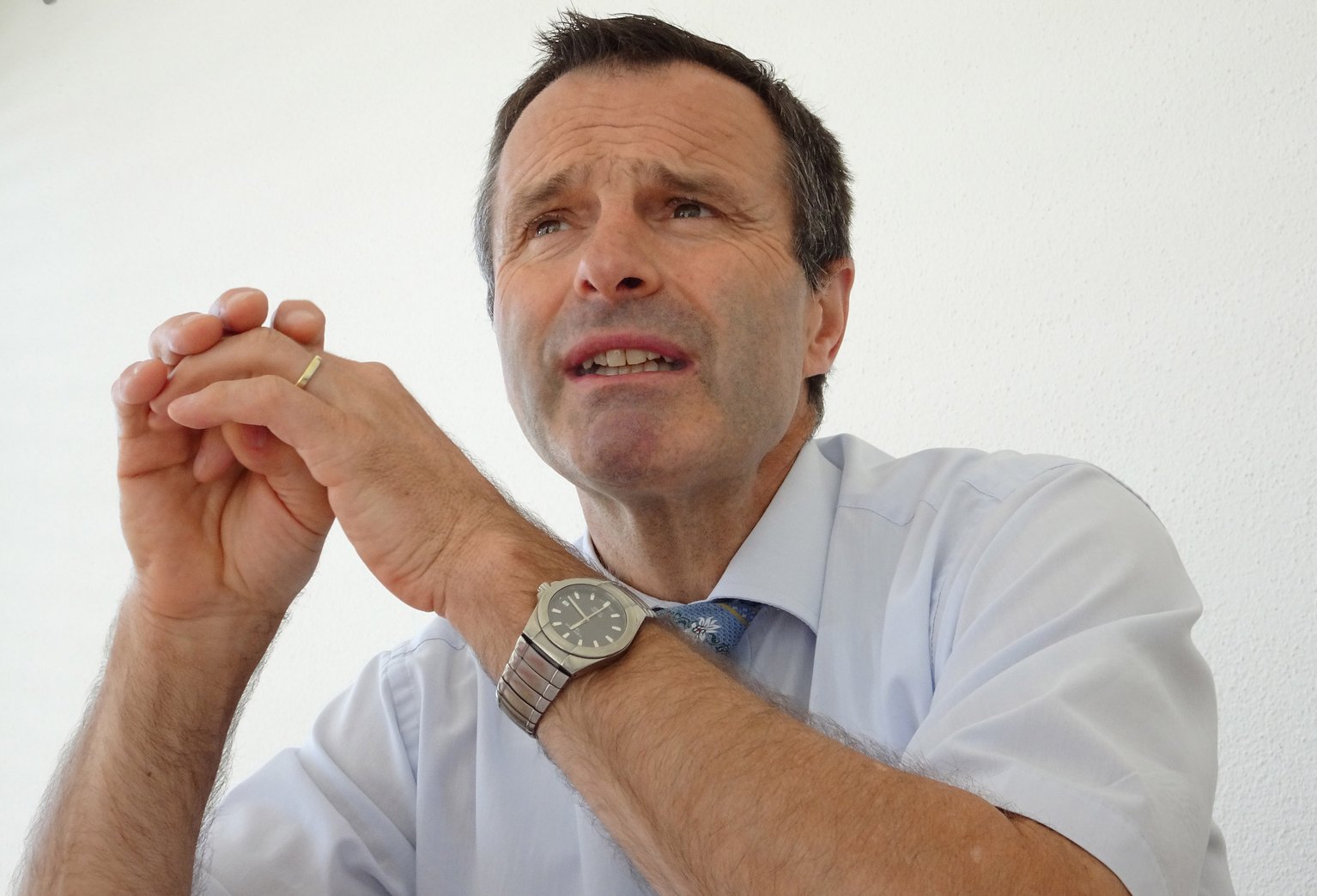 "Der Futtergetreideanbau rechnet sich wegen den viel zu tiefen Produzentepreisen nicht mehr" Urs Schneider ist stv. Direktor des Bauernverbandes und Kampagnenleiter des Komitees "Ja zur Ernährungssicherheit". (Bild lid/mr)