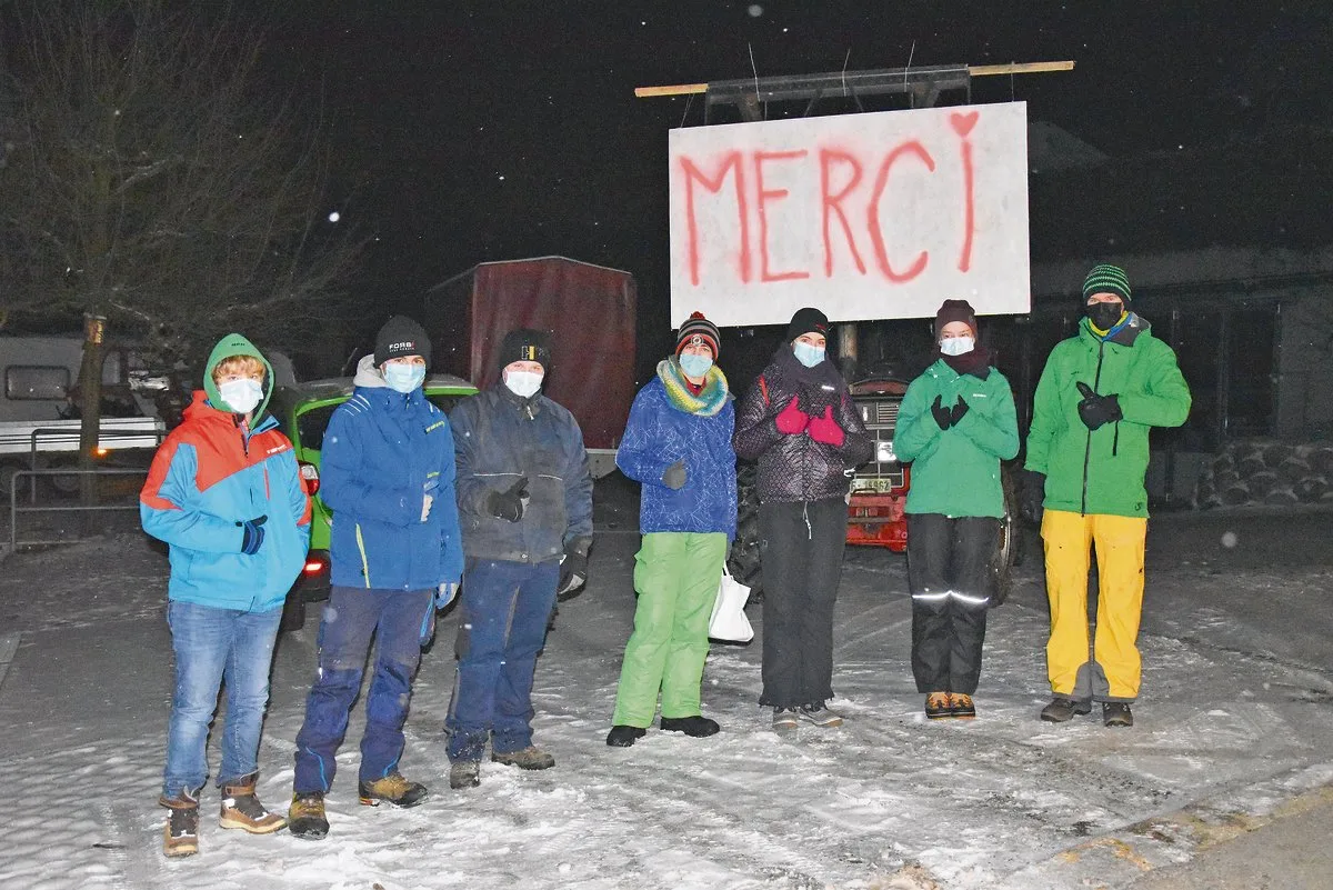 1c0bc8fa49fabd5c1a4948e9b3ae76e925d9e337 Zoe, Romina, Alex, Martin, Marco und Jan waren bereit, sich für eine gute Sache einzusetzen.(Bild bh)