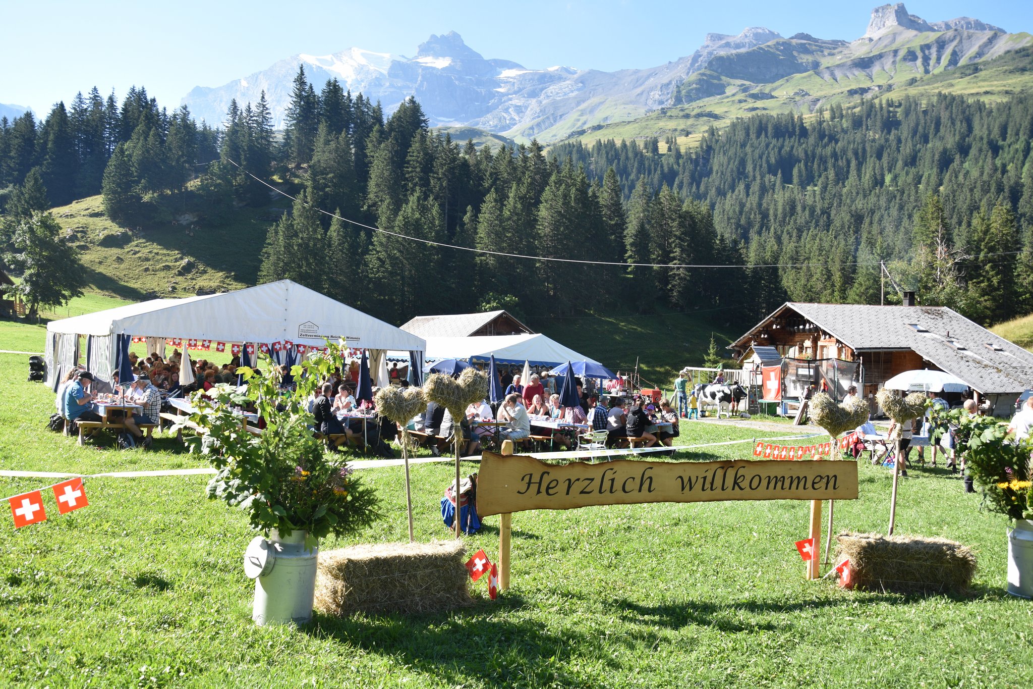 Im Berner Oberland liess das Brunch-Buffet keine Wünsche offen