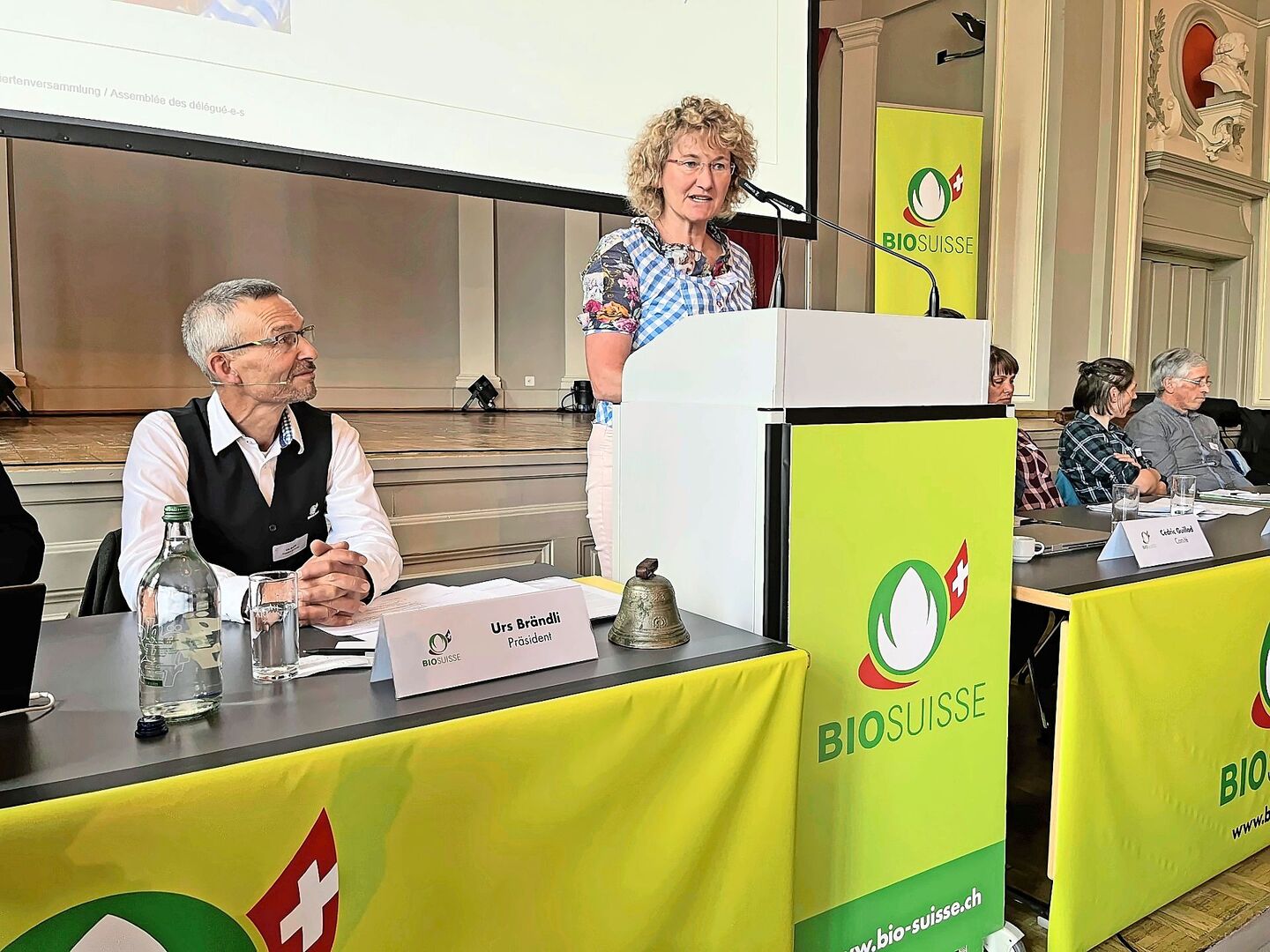 Kuriose Kampfwahl: Präsident Urs Brändli (l.), Herausforderin Maria Thöni.