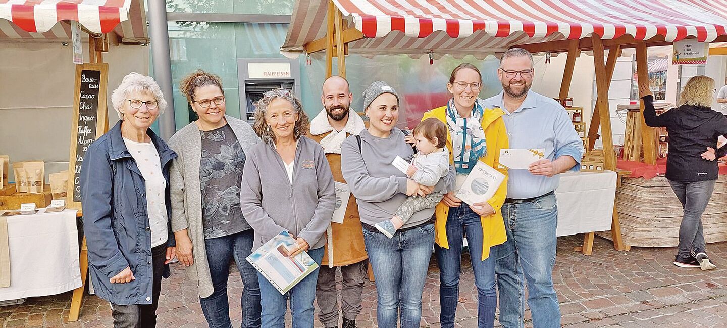 Alle Chutney-Finalist(innen) gehörten am Herbst- und Erntefest in Frauenfeld zu den Gewinnern und freuten sich über die Preisvergabe.