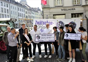 An der Preisverleihung anlässlich des St. Galler Bauernmarkts war auch die Thurgauer Apfelkönigin anwesend.