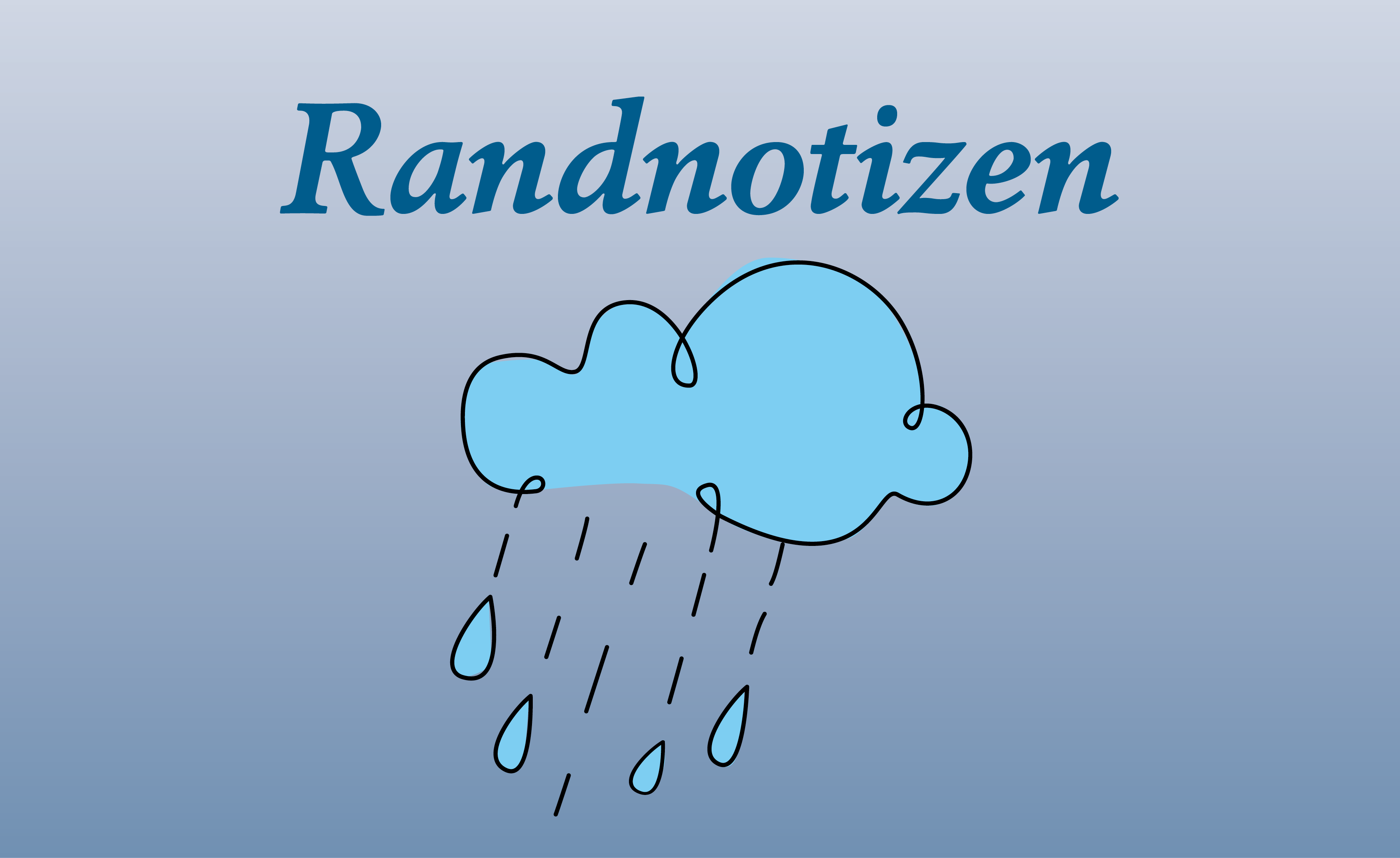 «Hagenbuchs Randnotizen» von Sebastian Hagenbuch: Über das Wetter