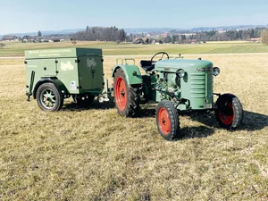 Dieser Traktor gehört zwar Felix Rutz, steht jedoch für die nächsten fünf Jahre im bisherigen Umfang der Falso zur Verfügung.