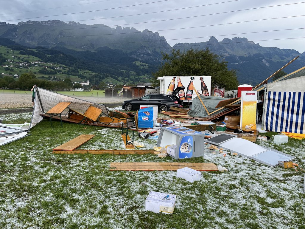 Verletzte am Seilziehfest in Grabs
