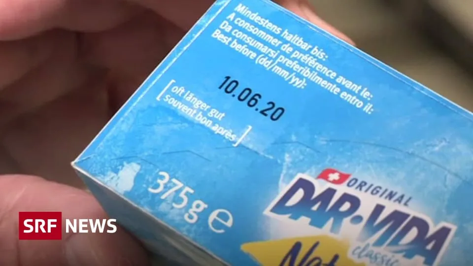 "Oft länger gut" weist darauf hin, dass Lebensmittel oft länger haltbar sind, als das Mindesthaltbarkeitsdatum vorschlägt. (Bild SRF)