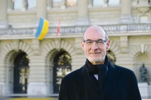 «Das ist die perverse Wirkung des Direktzahlungs-Systems: Wer zahlt, bestellt». Beim Rückblick auf die AP 14–17 schlägt der scheidende SBV-Direktor Bourgeois kritische Töne an. (Bild Karine Etter/Agri Hebdo)